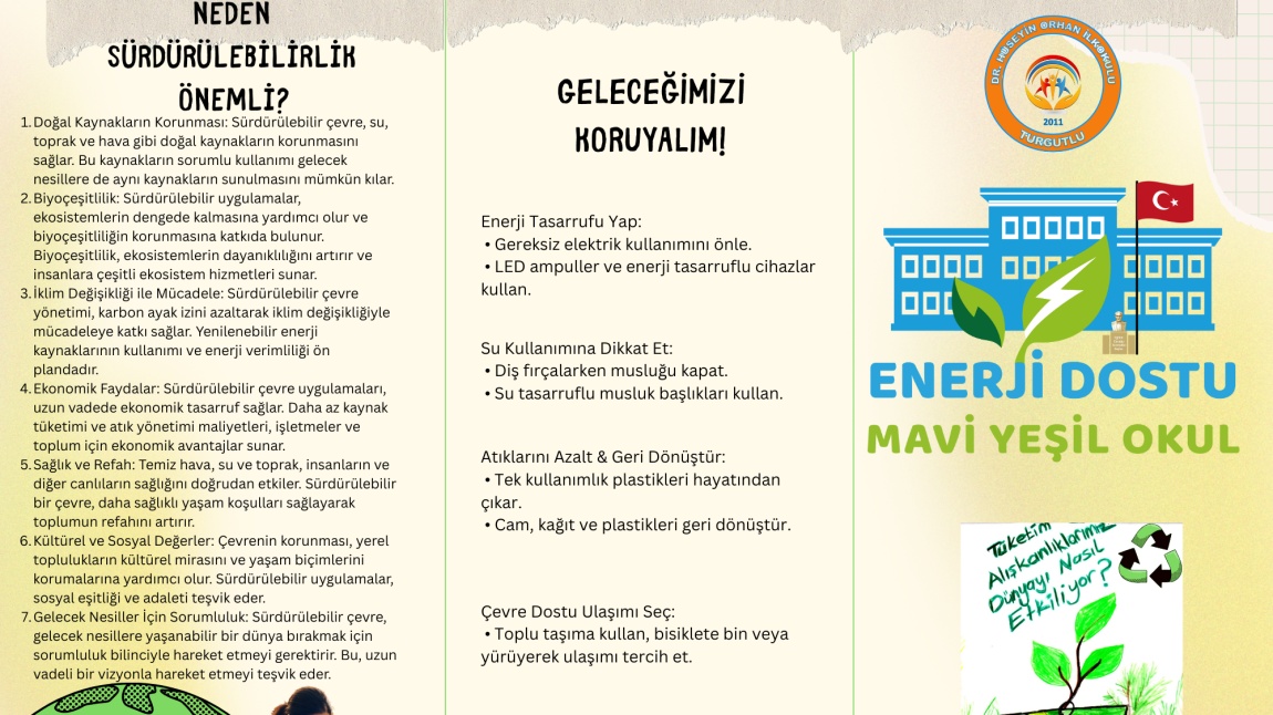 ENERJİ DOSTU MAVİ YEŞİL OKUL BROŞÜRÜ
